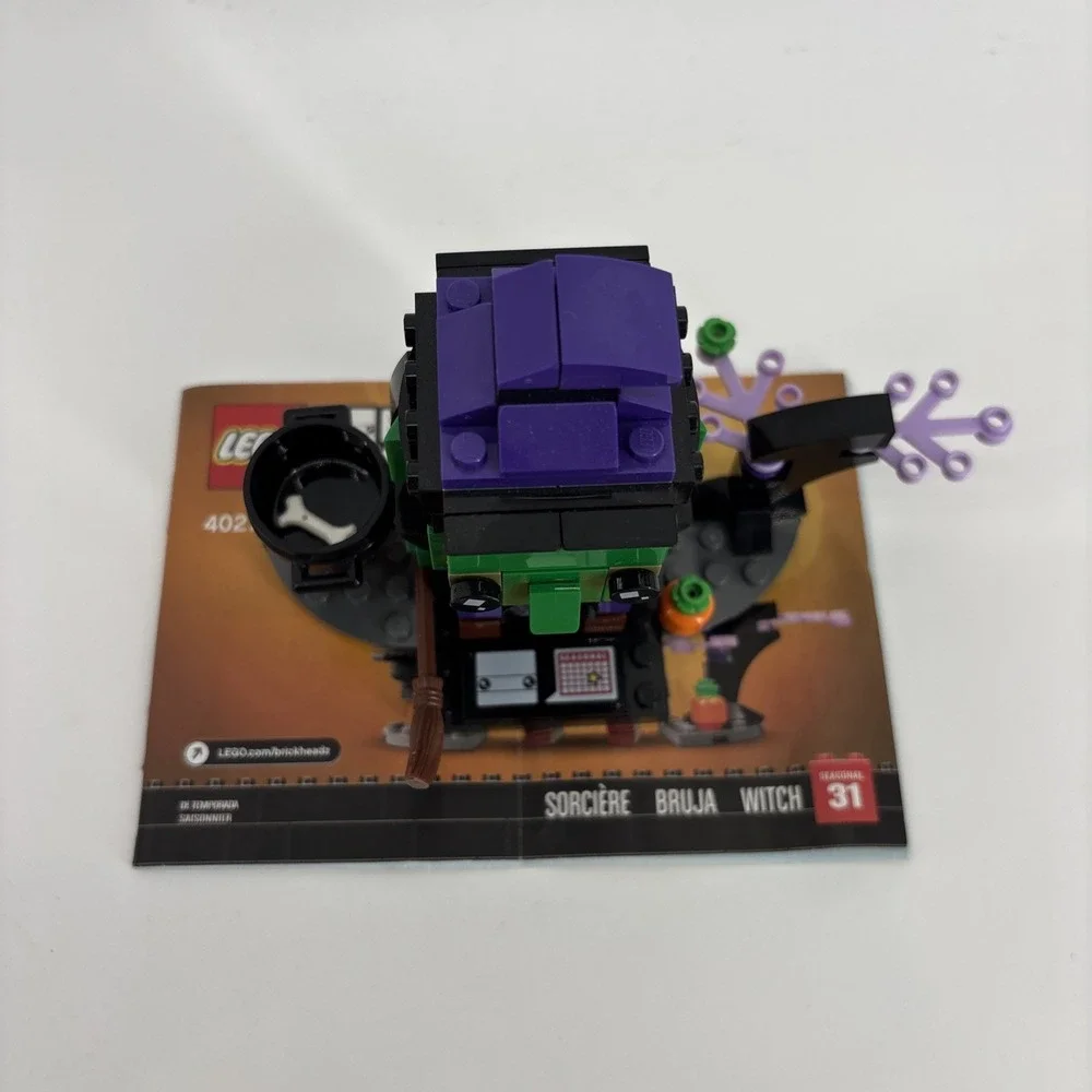 LEGO‎ Halloween Witch BrickHeadz 40272 Build 100% Complete With Instructions